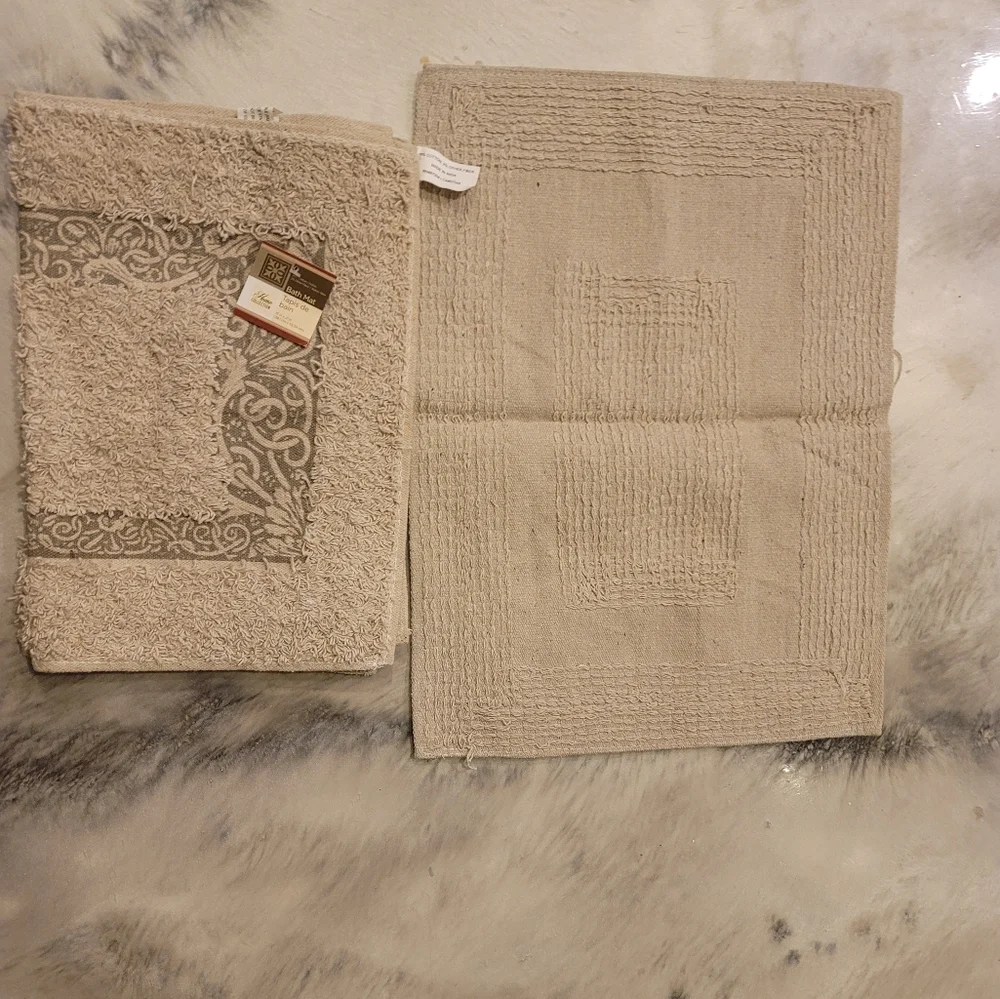Home Collections set of 3 bath matts